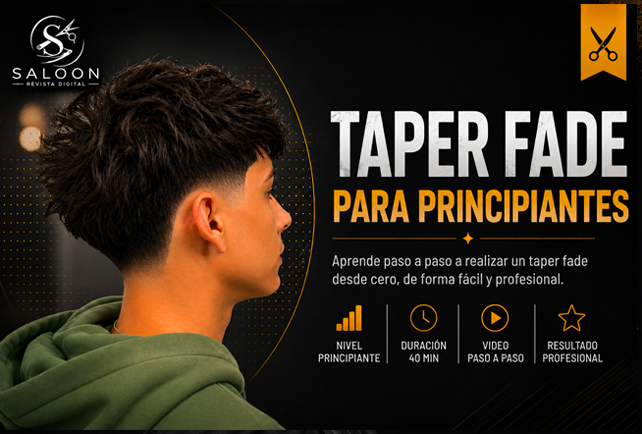 aprende paso a paso a realizar un taper fade