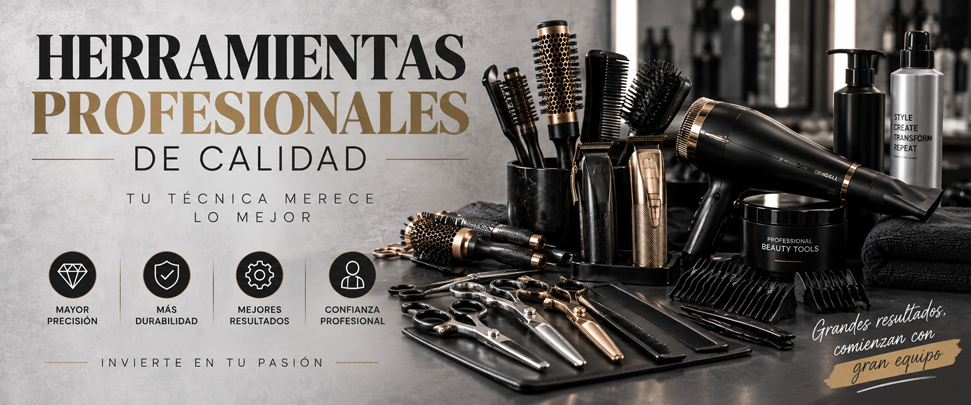 herramientas profesionales de peluqueria